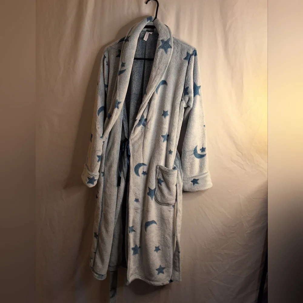 Cozy Star and Moon Patterned Robe - Picture 5 of 5